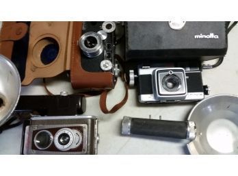Vintage Camera Lot Of 3 From The 1950s