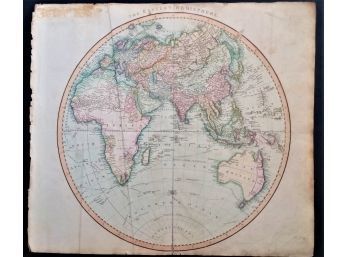 Antique Map, 1808 John Cary - Eastern Hemisphere