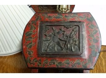 Oriental Table Lamps, Dancers & Dragon Designs
