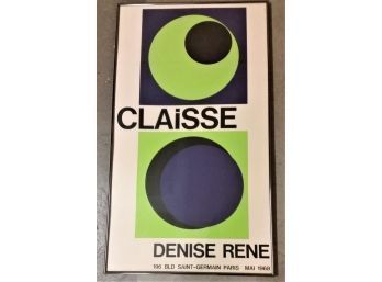 Denise Rene,  1968 Genevieve Claisse Poster