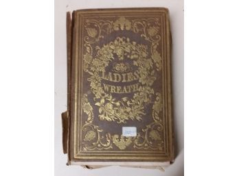 Antique Book - 'Ladies Wreath' 1849, Mrs. S.T. Martyn
