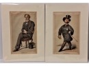 Antique Vanity Fair 'Statesmen' Cartoons W/ 18 Inch Mat', 19th Century