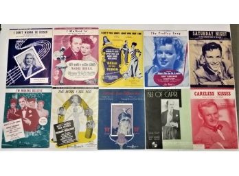 Vintage Sheet Music  1950-60s - Sinatra, Garland, Cugat, Goodman, D. Day, More