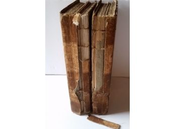 Antique Books: 2 Volume Set 1833 'Three Years In North America' By James Stewart