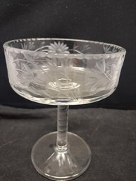 Etched  Compote