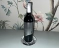 NEW Simon Pearce Glass Pillar Candle Holder Wine Coaster