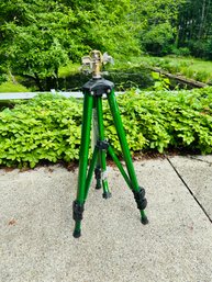 An Orbit Adjustable Lawn Sprinkler Tripod Stand