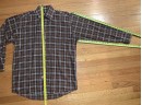 BURBERRY Mens Brown Plaid Long Sleeve Cotton Shirt - Size Large