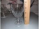 Superb Set Of 10 WATERFORD Colleen Claret Wine Glasses