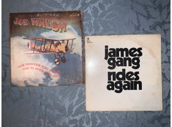 Lot Of 2 Vinyl Albums - Joe Walsh And James Gang