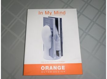 Orange Dutch Design In My Head Bookstand And Magazine Holder