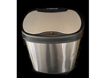 Small Stainless Steel Automatic Open Trash Can