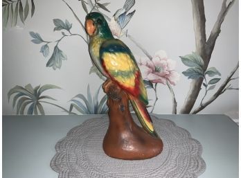 Colorful Statue Of A Parrot
