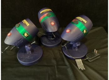 Three StarShower Christmas Projectors :