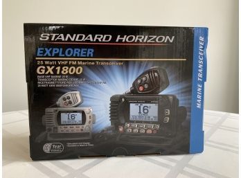 NEW IN BOX! Standard Horizon Explorer GX1800 Marine Transceiver