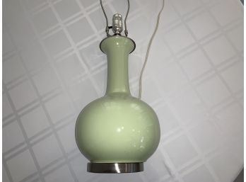 Light Green Metal Table Lamp