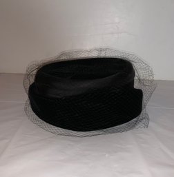Vtg May - D&F Netted Woman's Peekaboo Hat