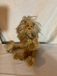 Vtg Robert Zacher Lion Plush Stuffed Toy