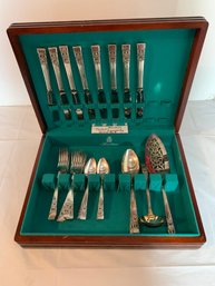 Gorgeous Community Silver Plate Service For 8 Flatware And Serving Pieces
