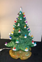 Vtg Ceramic Christmas Tree