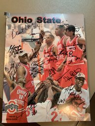 Ohio State 1999 AUTOGRAPHED Media Guide And Other Basketball Books