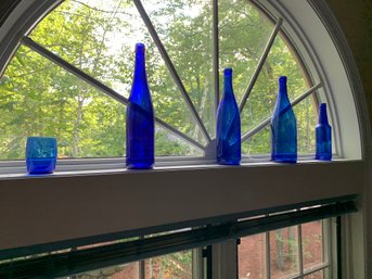 Blue Glass Decor