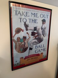 Jim Burke Take Me Out To The Ball Game Framed Print