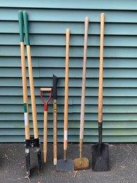 Gardening Lot, Pole Digger And Ice Chopper