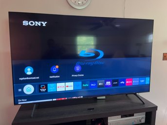 Large Flat Screen TV Sony