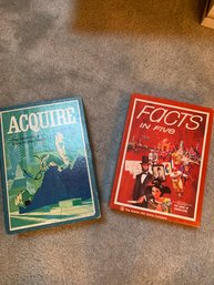 Games - Acquire And Facts In Five