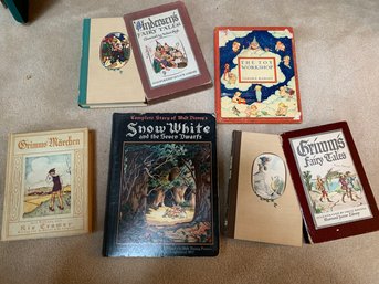 1937 Complete Story Of Walt Disney Snow White Book And Other Children's Books