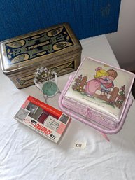Assorted Sewing Kit Lot - Some Vintage