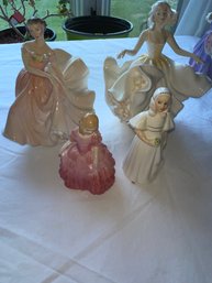 Set Of 4 Royal Doultan Figurines