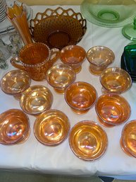 Lot Of Misc. Depression Glass