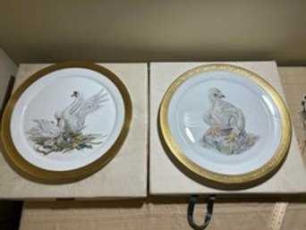 Edward Marshall, Boehm, Bird OfEdward Marshall Boehm Bird Of Peace And Young America Porcelain Plate