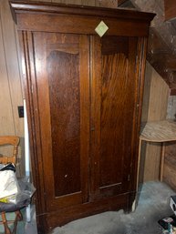 Vintage Oak Armoire/Closet
