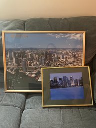 Two Framed Boston Photos