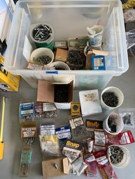 Misc Lot Of Screws, Washers, Faste