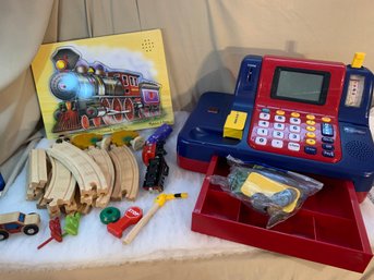 Vtg Toy Lot Thomas The Train & Learning Resources Cash Register