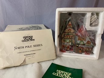 Dept 56 North Pole Series - Obies Books & Letrinkas Candy