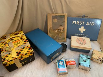 Vtg Boxes And Tins (Empty)