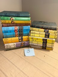 Vintage Books Nancy Drew, The Bobbsey Twins, The Hardy Boys, And Cherry Ames Rural Nurse