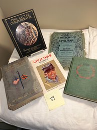 Lot Of  Civil War Books And Photos GETTYSBURG CONFEDERATES