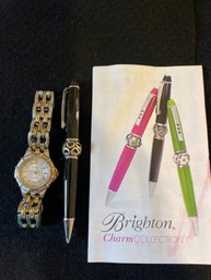 Brighton Pen And Woman's Watch