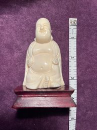 # 3 Vintage Buddha On Pedestal