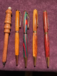 Gorgeous Lot Of Handmade/ Handcrafted Wooden Pens