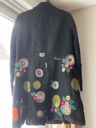 Gorgeous Embroidered Duster Jacket By Northstyle