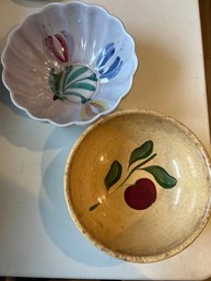 Decorative Painted Bowls Made In Finland USA