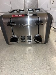Gently Used Cuisinart Compact Stainless 4-Slice Toaster, Brushed Stainless