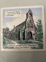 Nashua NH Church Of The Good Shepard Cork Trivet Photograph